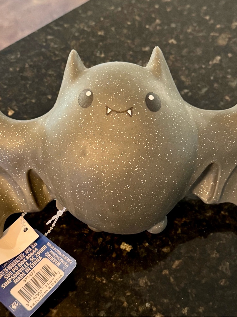 Jumbo Halloween Bat Squishy